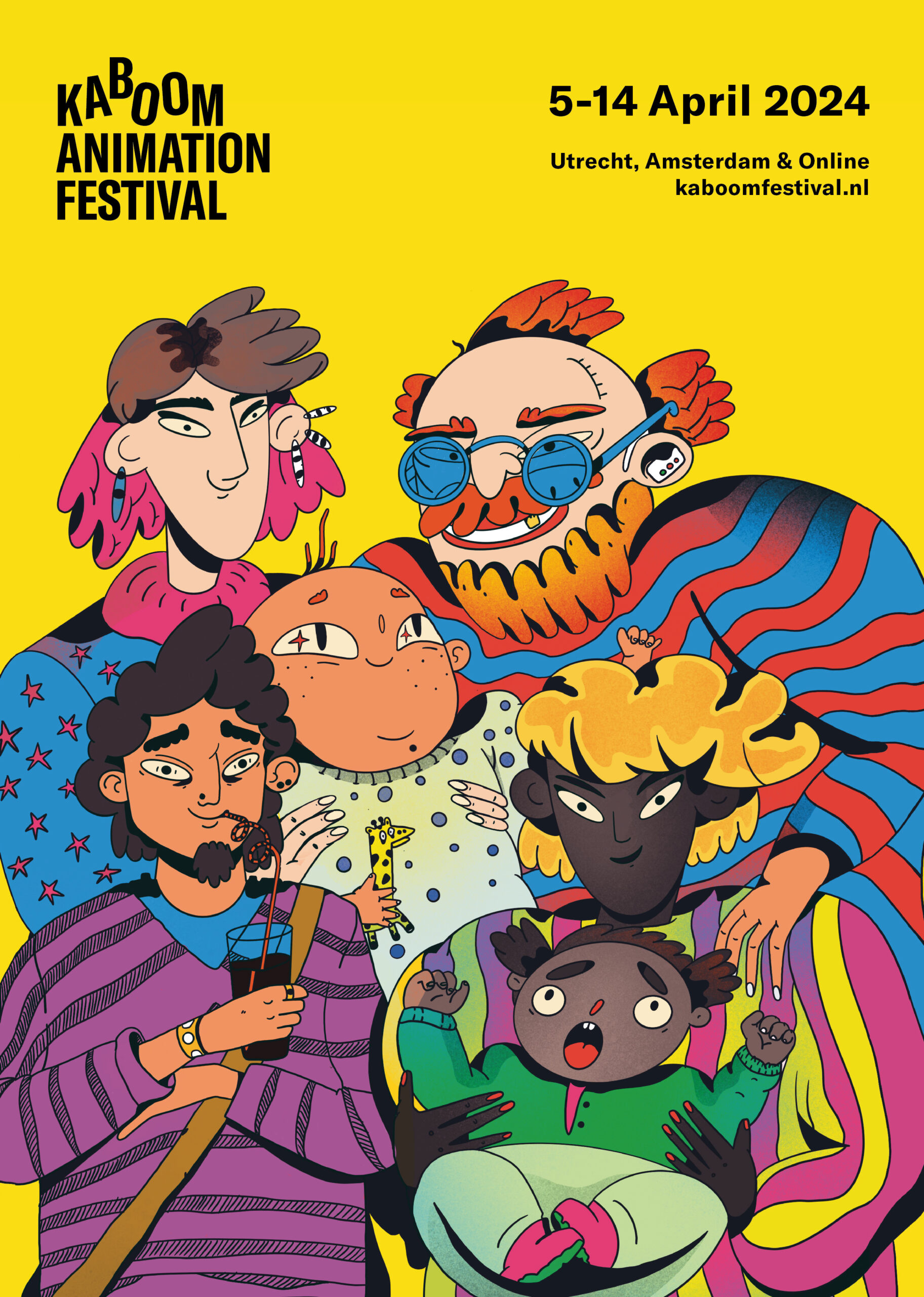 💖 Discover our theme and poster for 2024 💖 Kaboom Animation Festival